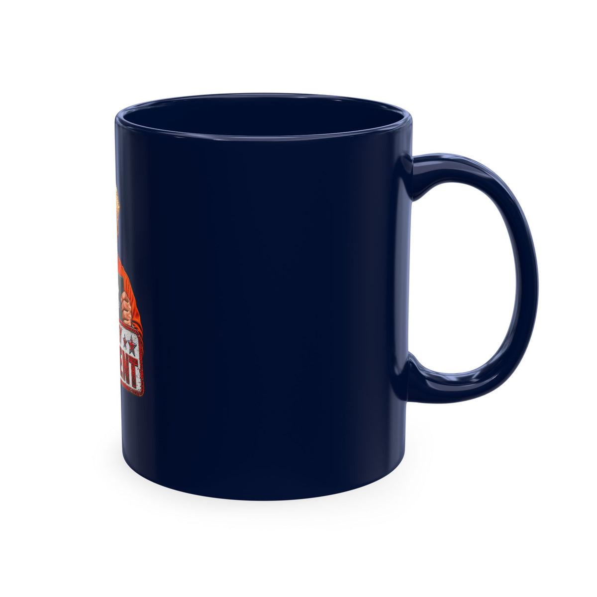 Not Guilty & Fully Caffeinated Trump Mug — Funny Coffee Cup