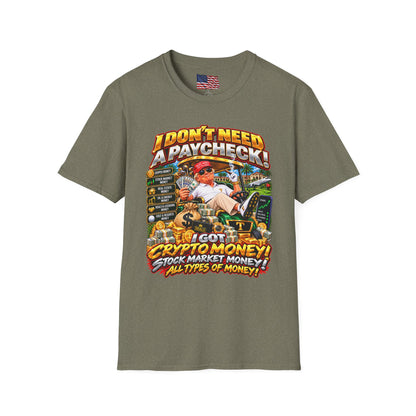 Trump Crypto Money T-Shirt — Funny Political Graphic Tee