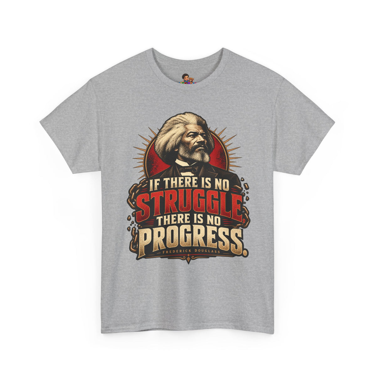 Frederick Douglass Quote Shirt No Struggle No Progress Black History Graphic Tee