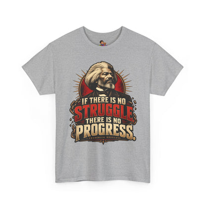 Frederick Douglass Quote Shirt No Struggle No Progress Black History Graphic Tee
