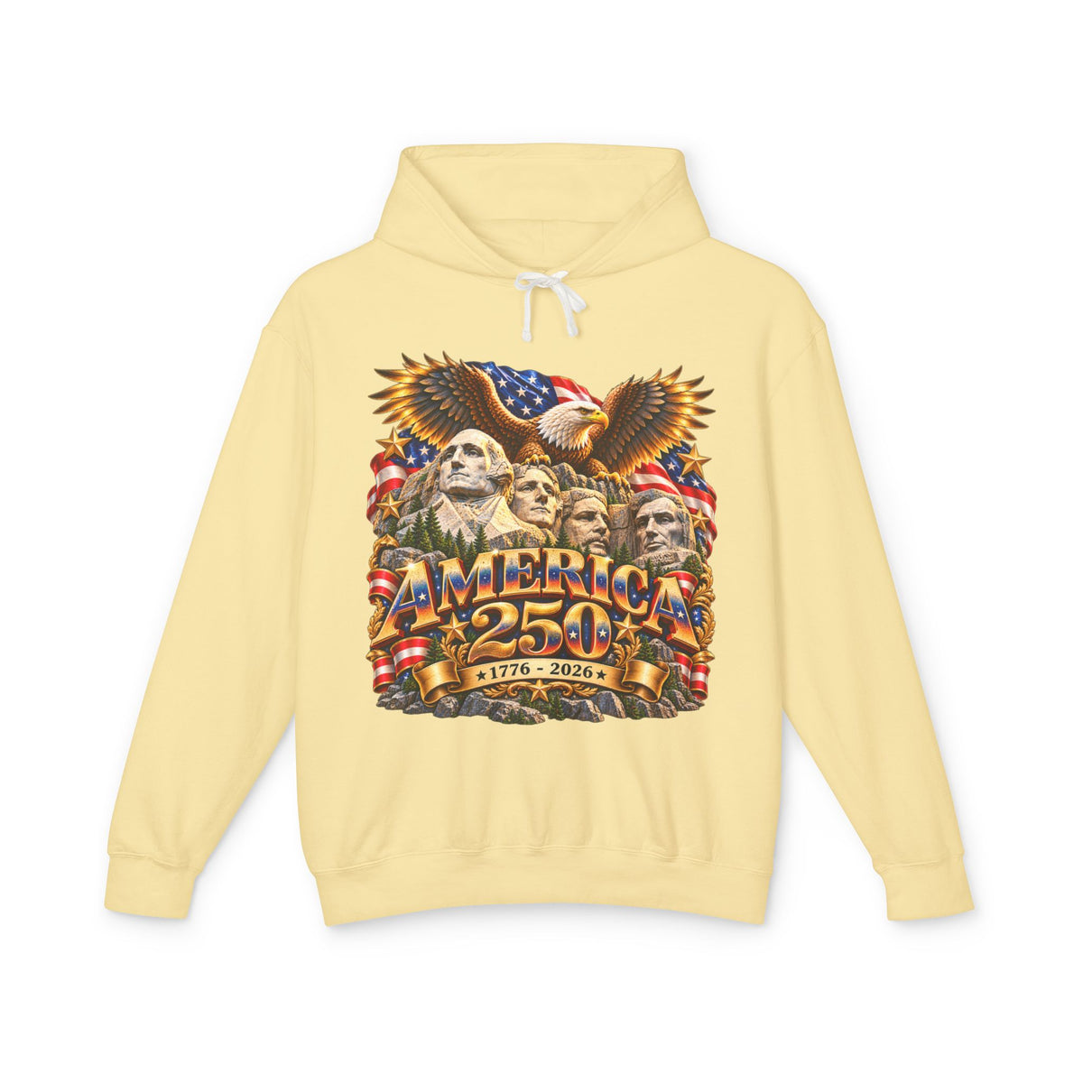 America 250th Anniversary Eagle Hoodie — Patriotic 1776–2026