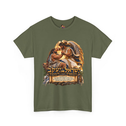 Jacob Wrestling the Angel Genesis 32:28 Christian Graphic Tee