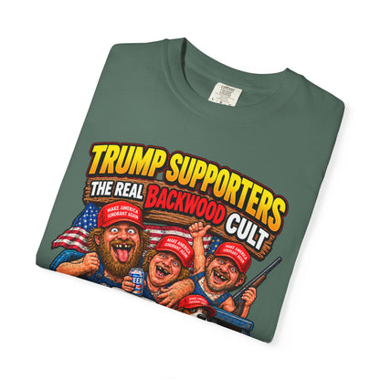 Backwood Cult Anti-Trump T-Shirt — Political Satire Graphic Tee