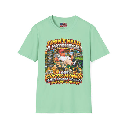 Trump Crypto Money T-Shirt — Funny Political Graphic Tee