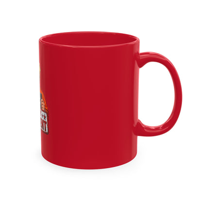 Not Guilty & Fully Caffeinated Trump Mug — Funny Coffee Cup