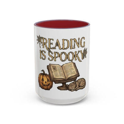Reading Is Spooky Halloween Accent Mug — 11 & 15 oz