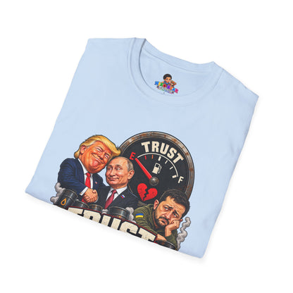 Trust Low Fuel T-Shirt — Political Satire Graphic Tee