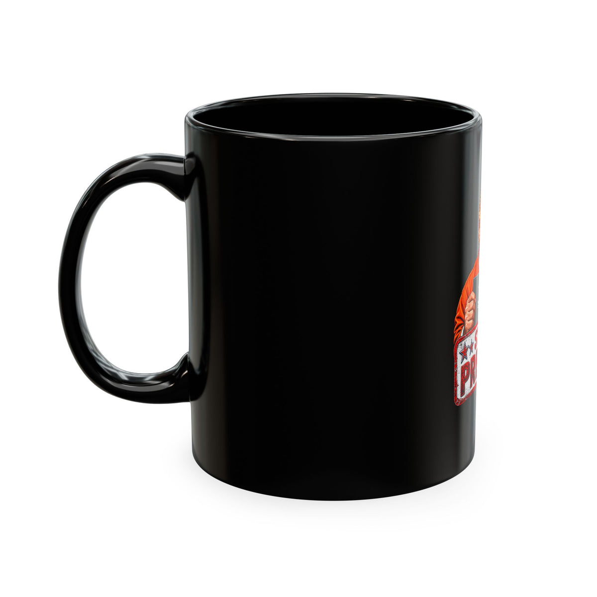 Not Guilty & Fully Caffeinated Trump Mug — Funny Coffee Cup