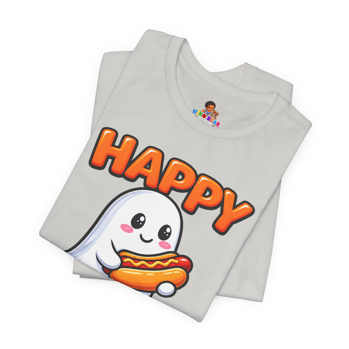 Happy Hallo-Weenie Ghost T-Shirt — Funny Halloween Tee