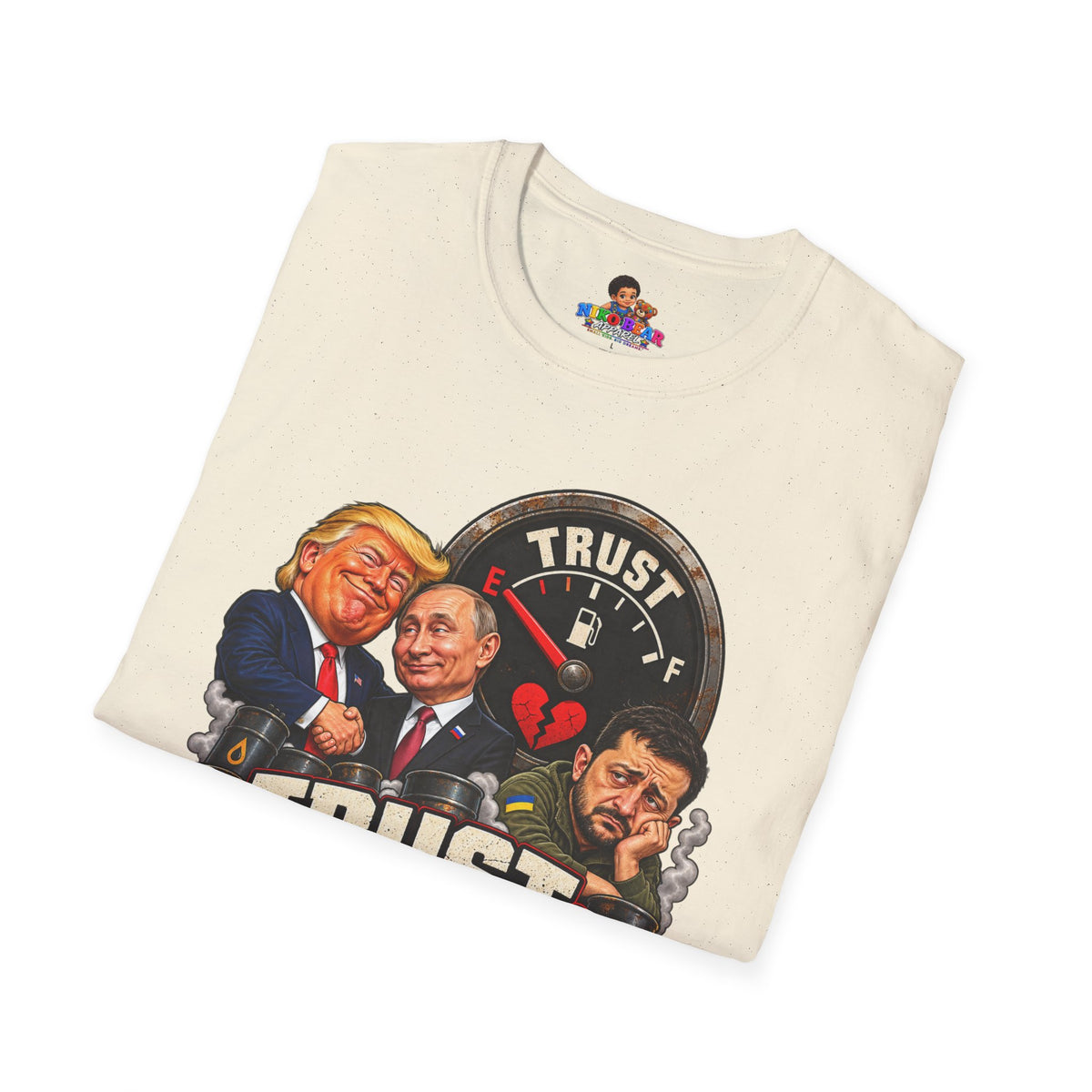 Trust Low Fuel T-Shirt — Political Satire Graphic Tee