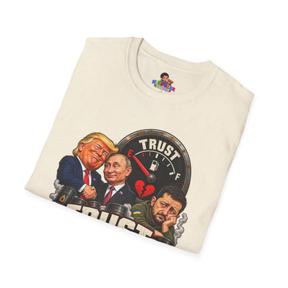 Trust Low Fuel T-Shirt — Political Satire Graphic Tee