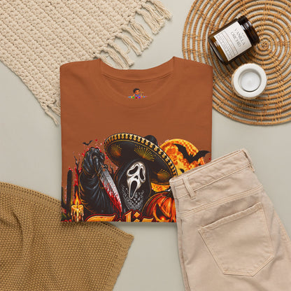 Feliz Halloween Ghostface T-Shirt — Sombrero Graphic Tee