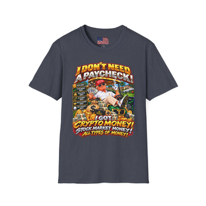 Trump Crypto Money T-Shirt — Funny Political Graphic Tee