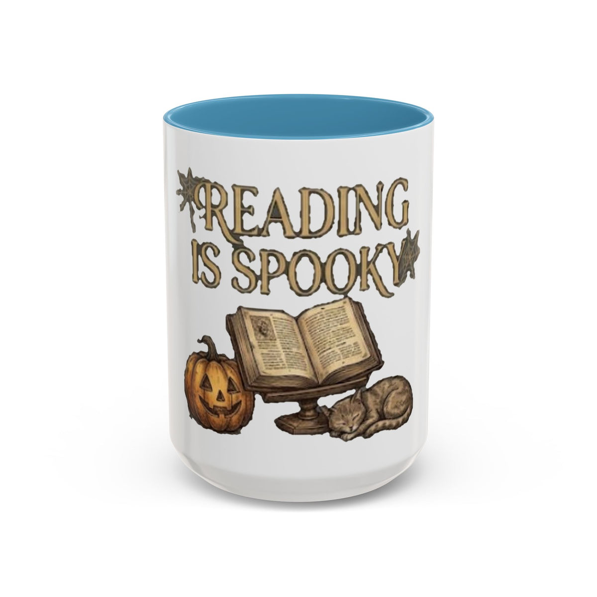 Reading Is Spooky Halloween Accent Mug — 11 & 15 oz