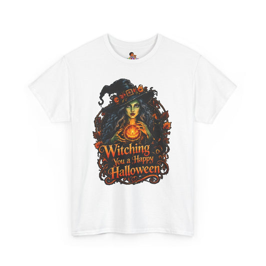 Happy Halloween Witch T-Shirt — Spooky Graphic Tee