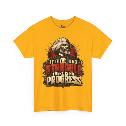 Frederick Douglass Quote Shirt No Struggle No Progress Black History Graphic Tee