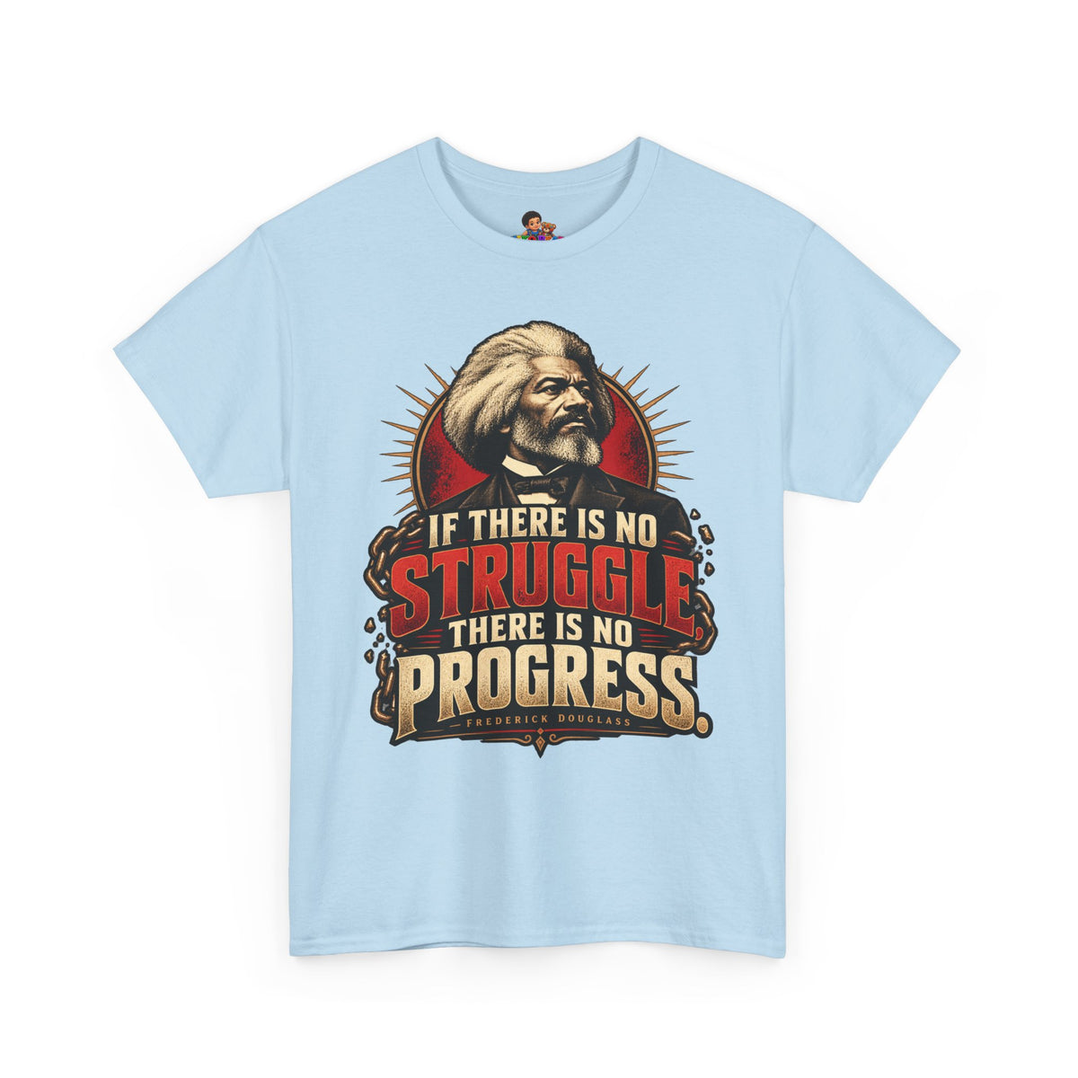 Frederick Douglass Quote Shirt No Struggle No Progress Black History Graphic Tee