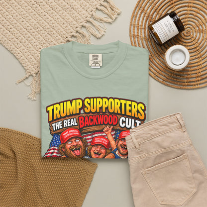 Backwood Cult Anti-Trump T-Shirt — Political Satire Graphic Tee