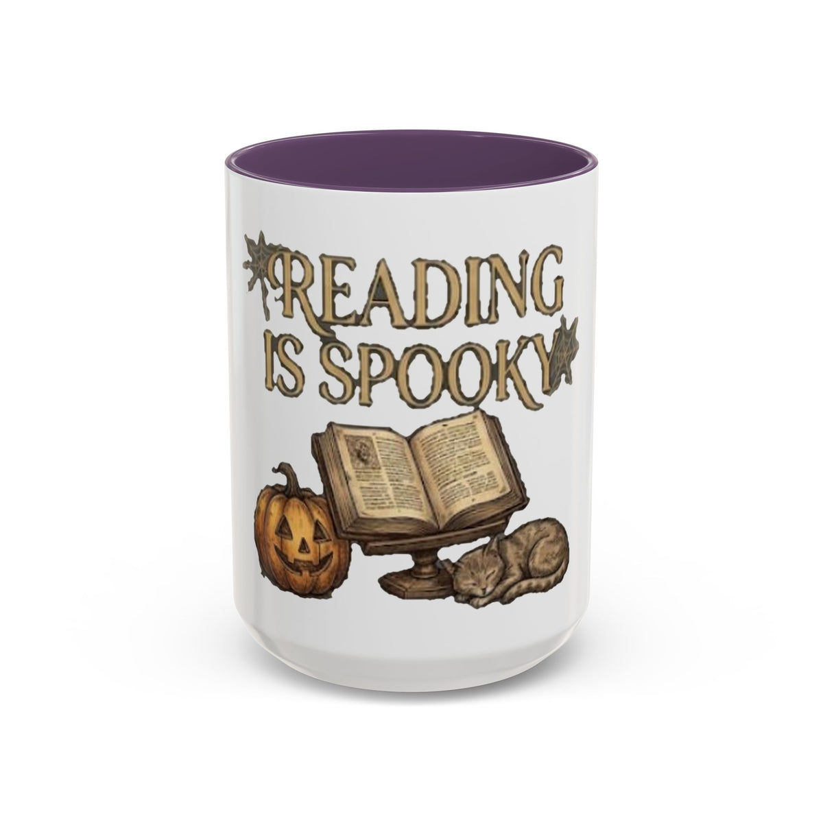 Reading Is Spooky Halloween Accent Mug — 11 & 15 oz