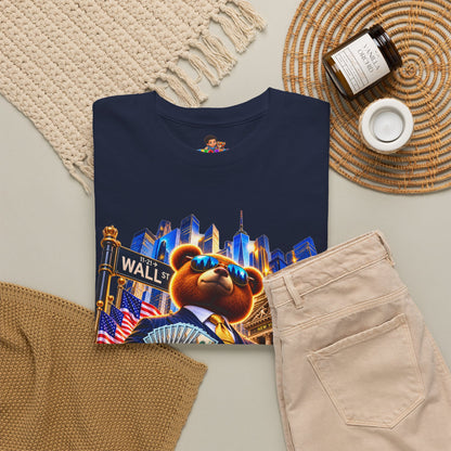 NikoBear Wall Street Hustle Graphic TeeUnisex Heavy Cotton Tee