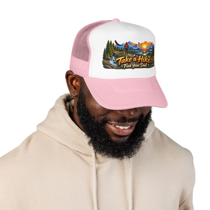 Custom Otto Foam Front Trucker Hat Snapback Mesh Cap