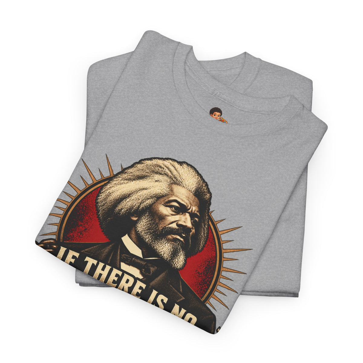 Frederick Douglass Quote Shirt No Struggle No Progress Black History Graphic Tee
