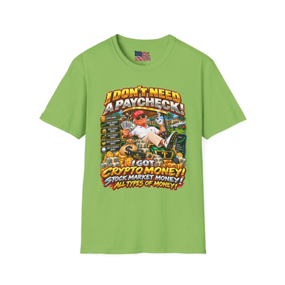 Trump Crypto Money T-Shirt — Funny Political Graphic Tee