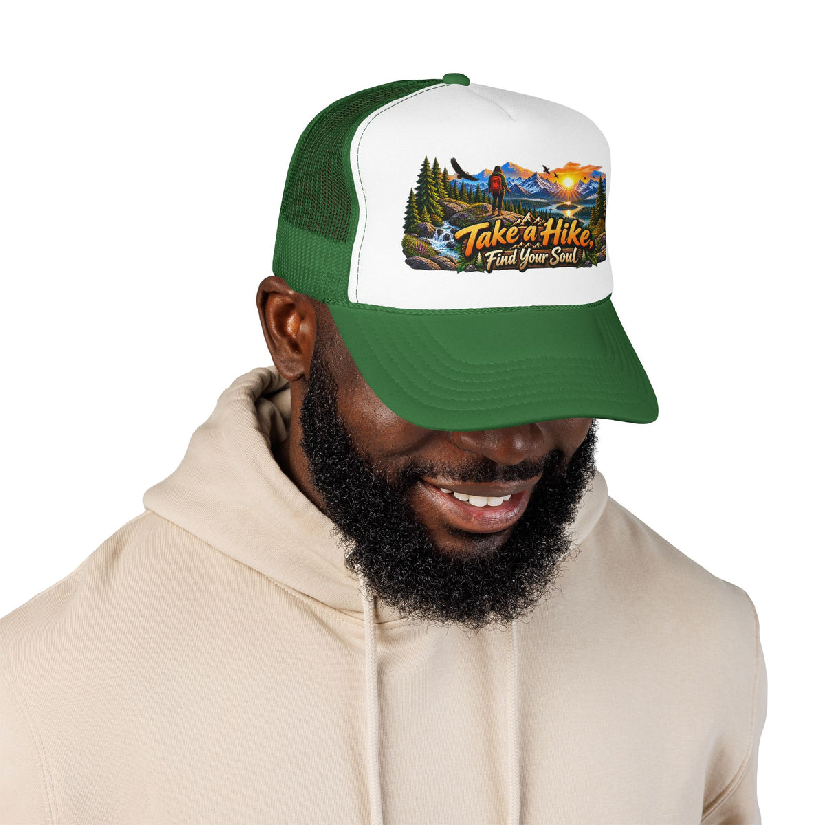 Custom Otto Foam Front Trucker Hat Snapback Mesh Cap