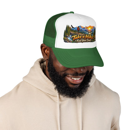 Custom Otto Foam Front Trucker Hat Snapback Mesh Cap