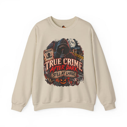True Crime After Dark Sweatshirt — Halloween Crewneck