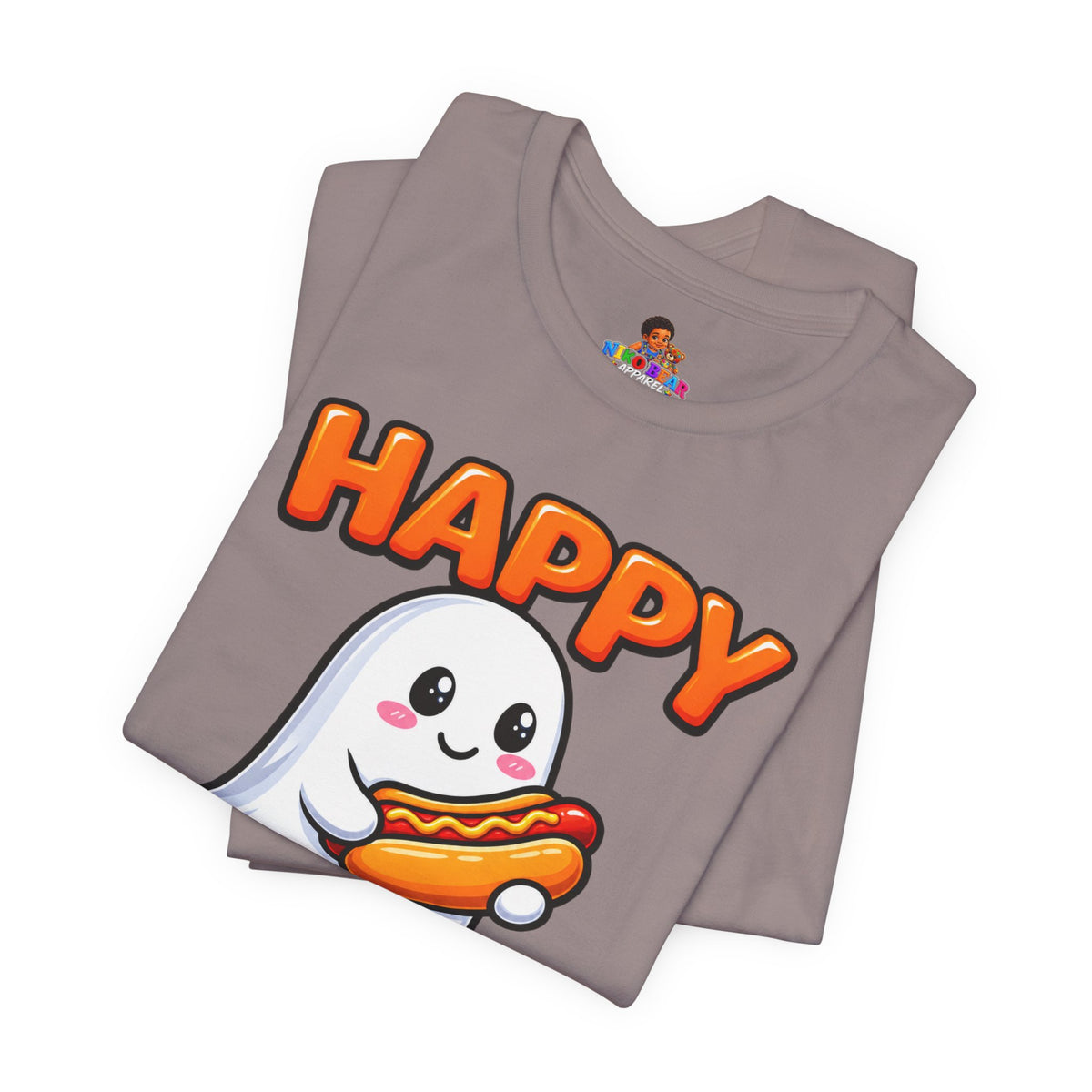 Happy Hallo-Weenie Ghost T-Shirt — Funny Halloween Tee