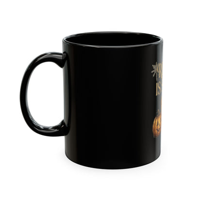Reading Is Spooky Ceramic Mug — Halloween Coffee Cup