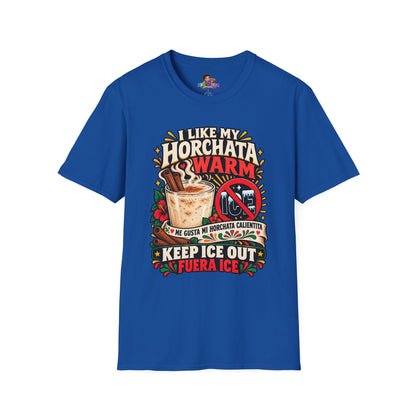 I Like My Horchata Warm T-Shirt — Funny Mexican Drink Tee