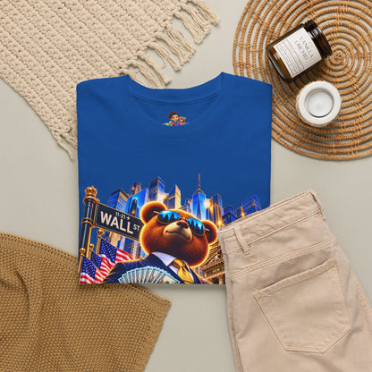 NikoBear Wall Street Hustle Graphic TeeUnisex Heavy Cotton Tee