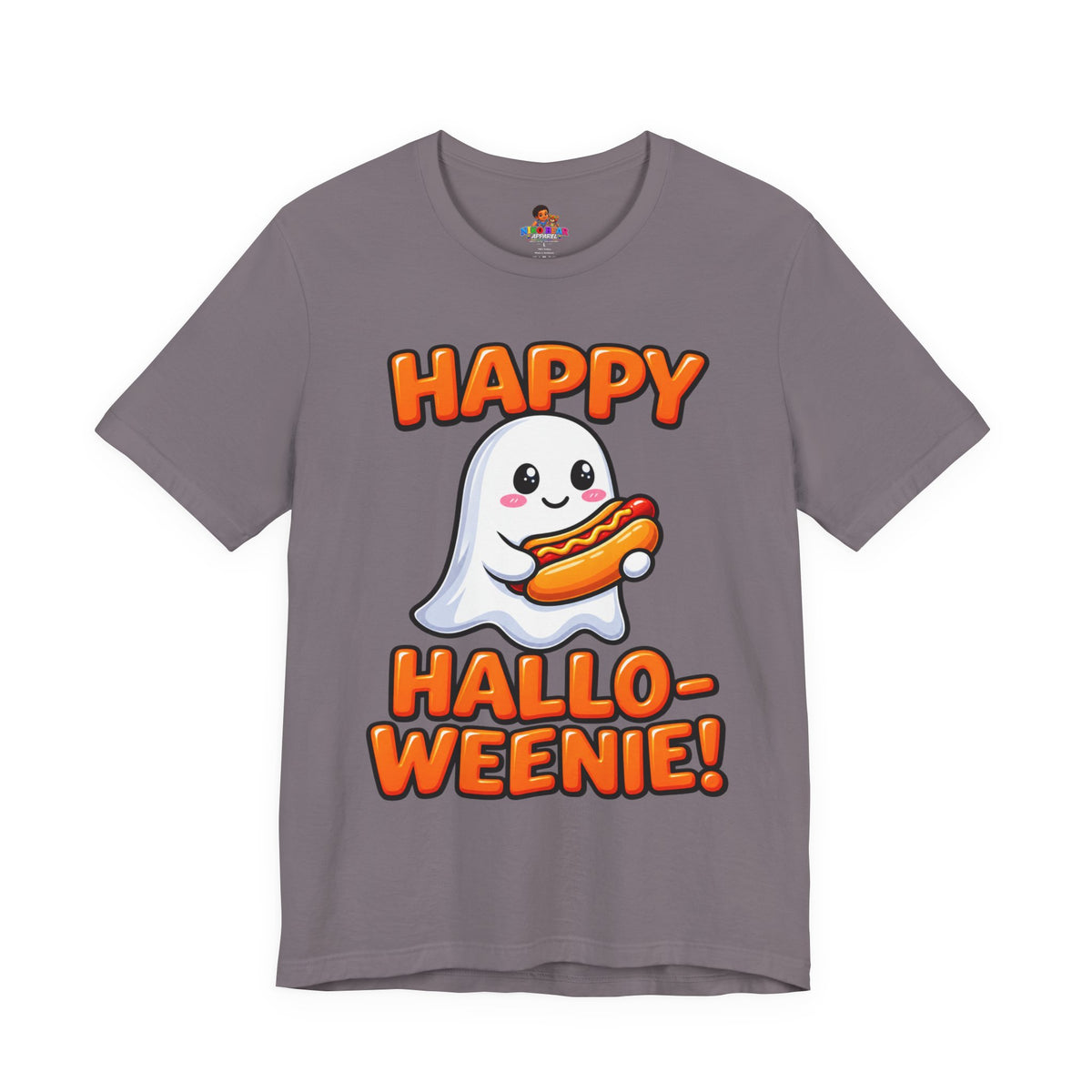 Happy Hallo-Weenie Ghost T-Shirt — Funny Halloween Tee