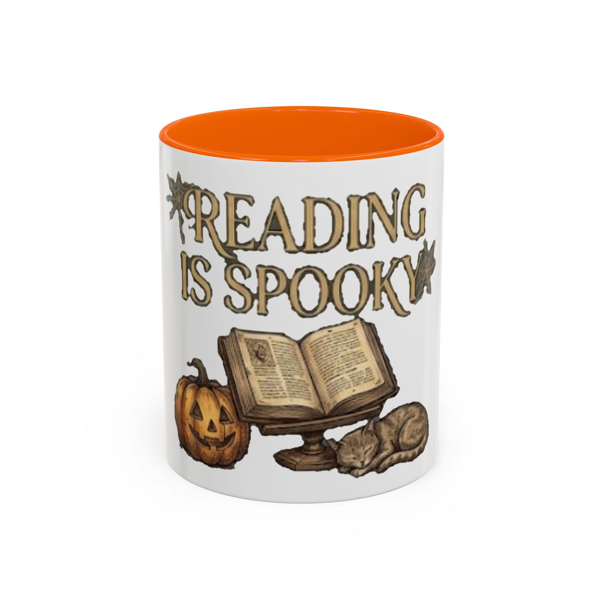 Reading Is Spooky Halloween Accent Mug — 11 & 15 oz
