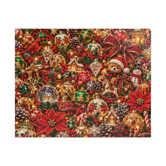 Festive Christmas Ornaments Jigsaw Puzzle for Adults & Kids