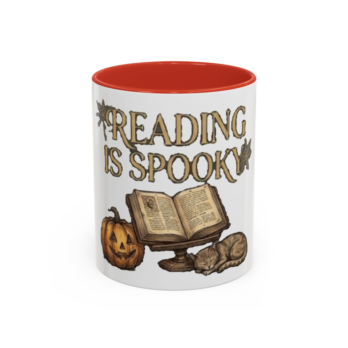 Reading Is Spooky Halloween Accent Mug — 11 & 15 oz