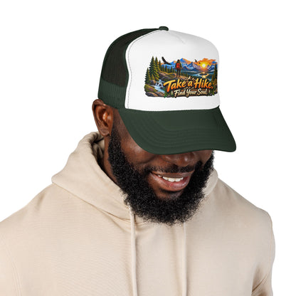 Custom Otto Foam Front Trucker Hat Snapback Mesh Cap