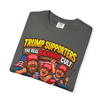 Backwood Cult Anti-Trump T-Shirt — Political Satire Graphic Tee