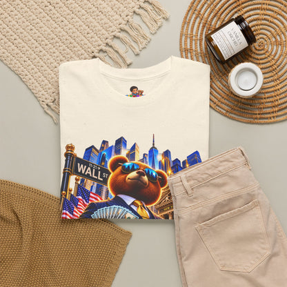 NikoBear Wall Street Hustle Graphic TeeUnisex Heavy Cotton Tee