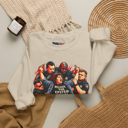 Release the Epstein Files Sweatshirt — Punched Not Silenced