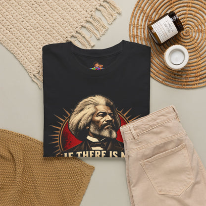 Frederick Douglass Quote Shirt No Struggle No Progress Black History Graphic Tee