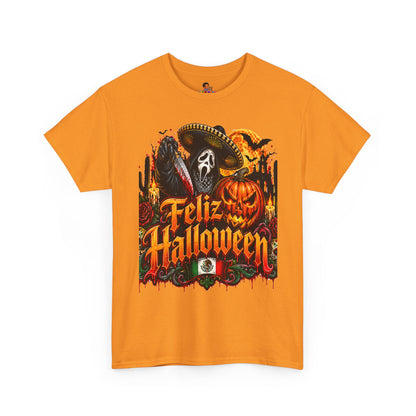 Feliz Halloween Ghostface T-Shirt — Sombrero Graphic Tee