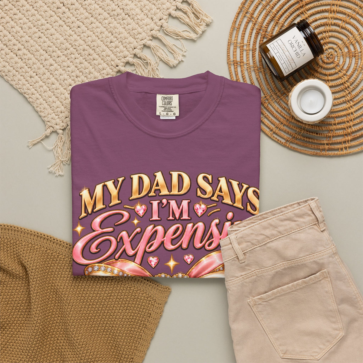 My Dad Says I'm Expensive I Say I'm Limited Edition Shirt, Coquette Bow Tee
