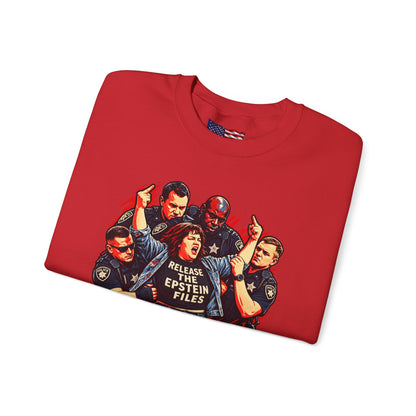 Release the Epstein Files Sweatshirt — Punched Not Silenced