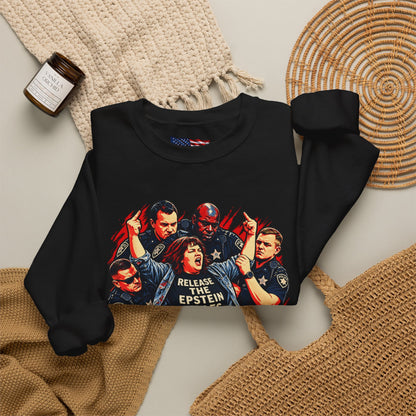 Release the Epstein Files Sweatshirt — Punched Not Silenced
