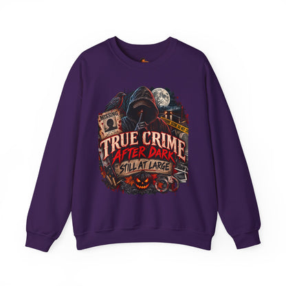True Crime After Dark Sweatshirt — Halloween Crewneck