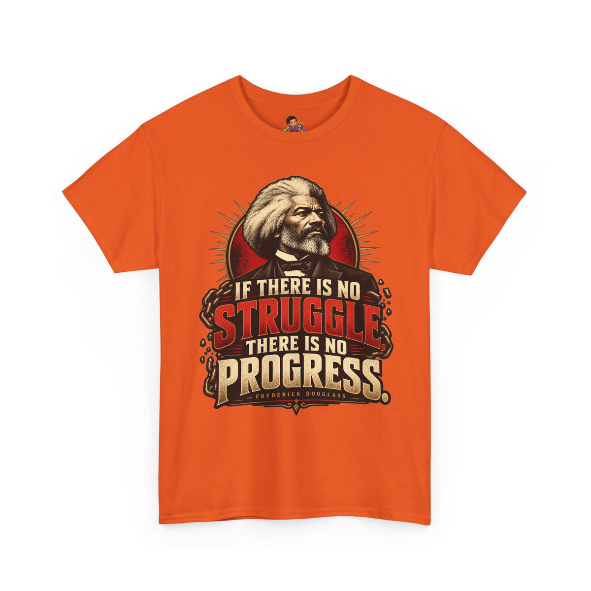 Frederick Douglass Quote Shirt No Struggle No Progress Black History Graphic Tee