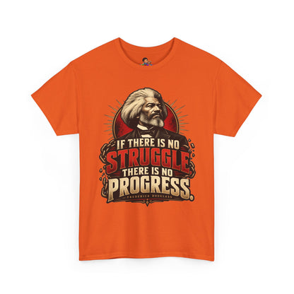 Frederick Douglass Quote Shirt No Struggle No Progress Black History Graphic Tee
